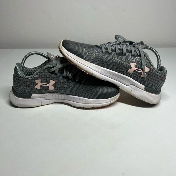 Under Armour Women's Running Shoes - I Will Run Fast - Size 6,5 - Gray/Pink - Picture 4 of 13